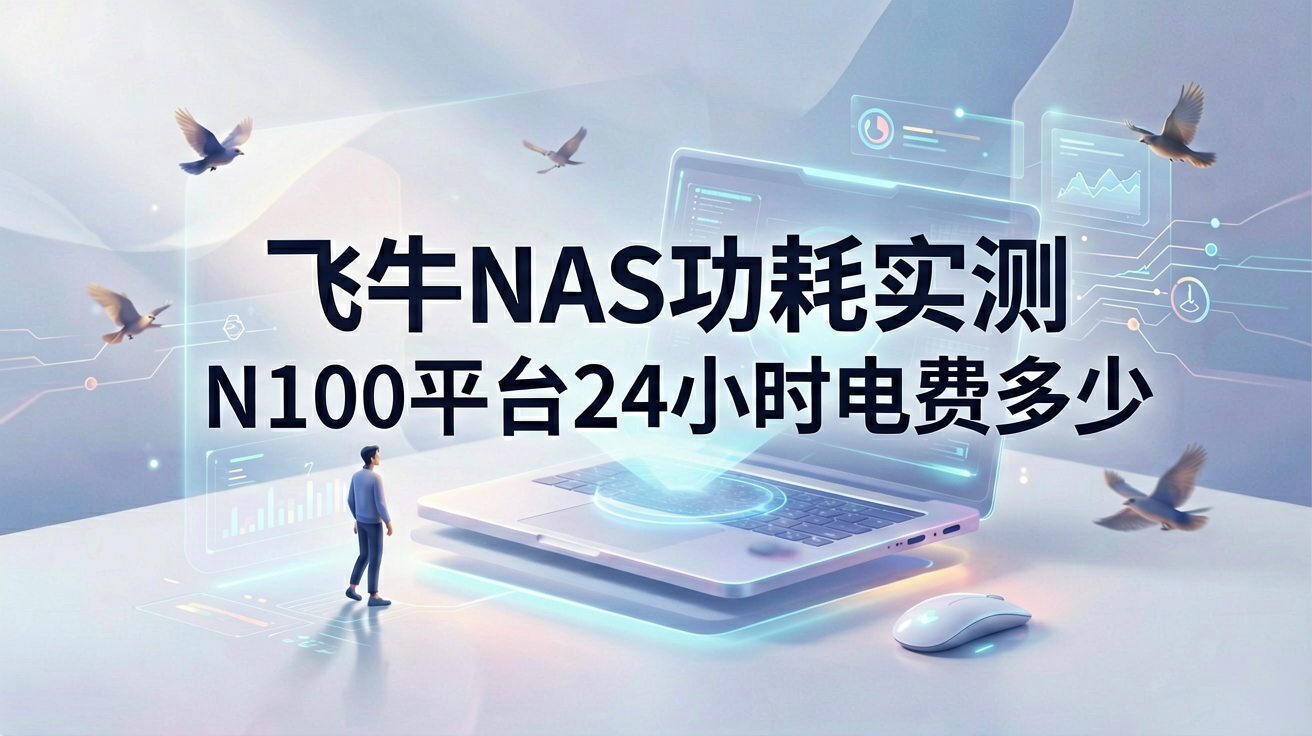 飞牛NAS功耗实测：N100平台24小时电费多少