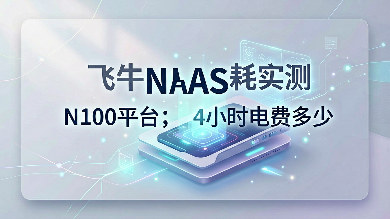 飞牛NAS功耗实测：N100平台24小时电费多少