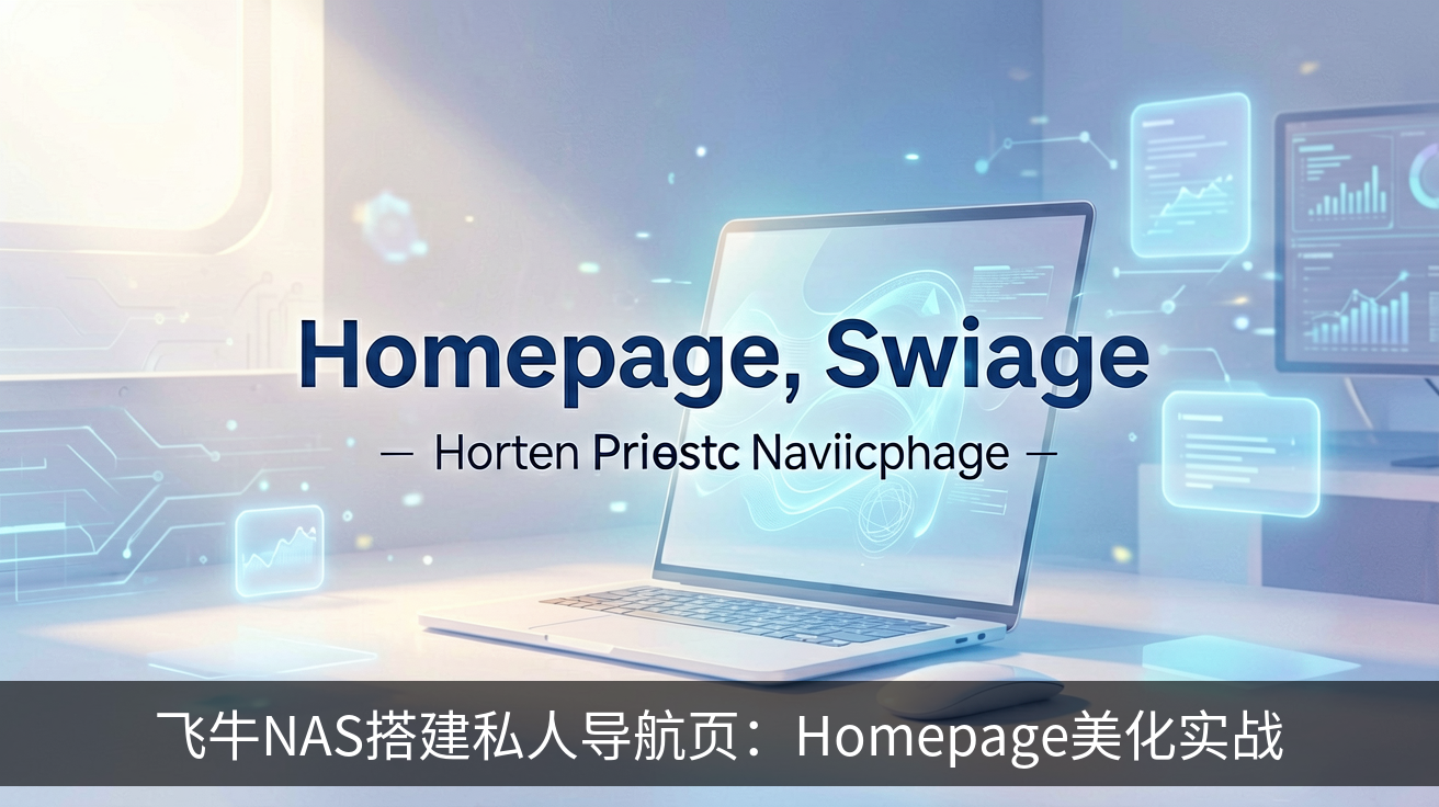 飞牛NAS搭建私人导航页：Homepage美化实战