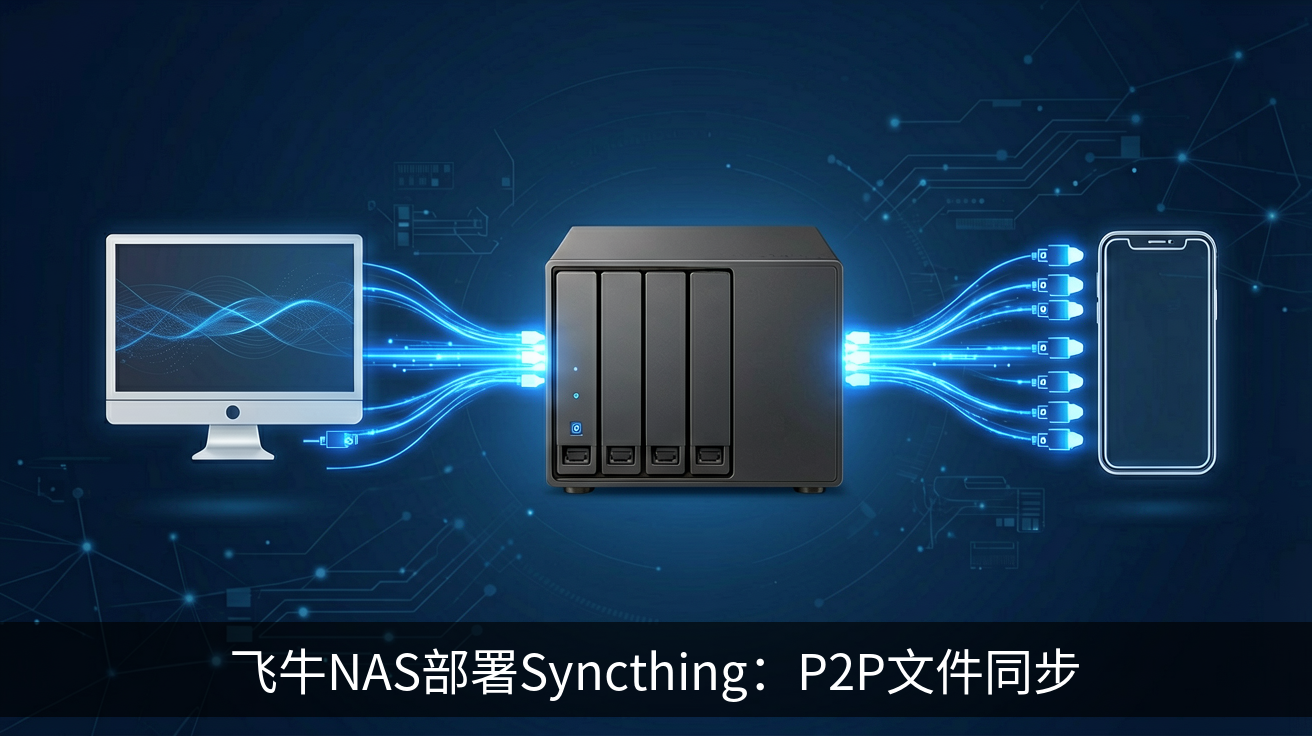 飞牛NAS部署Syncthing：P2P文件同步