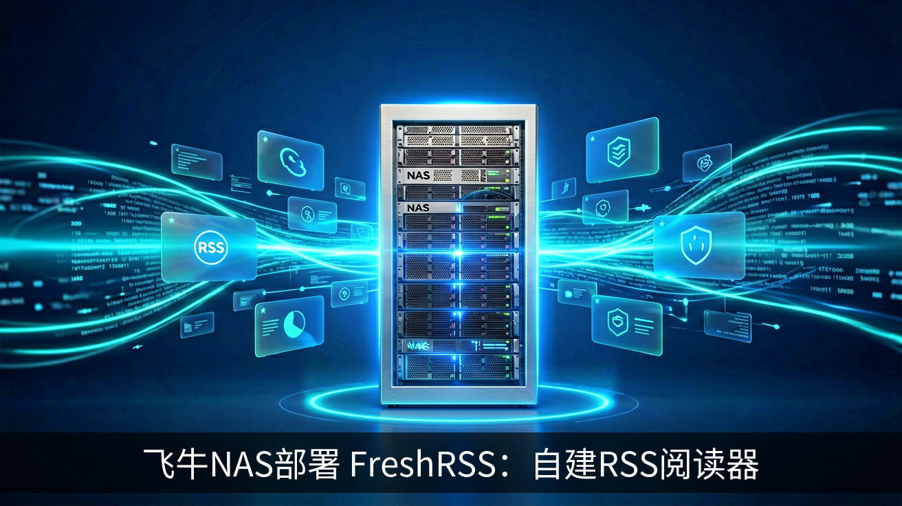 飞牛NAS部署 FreshRSS：自建RSS阅读器