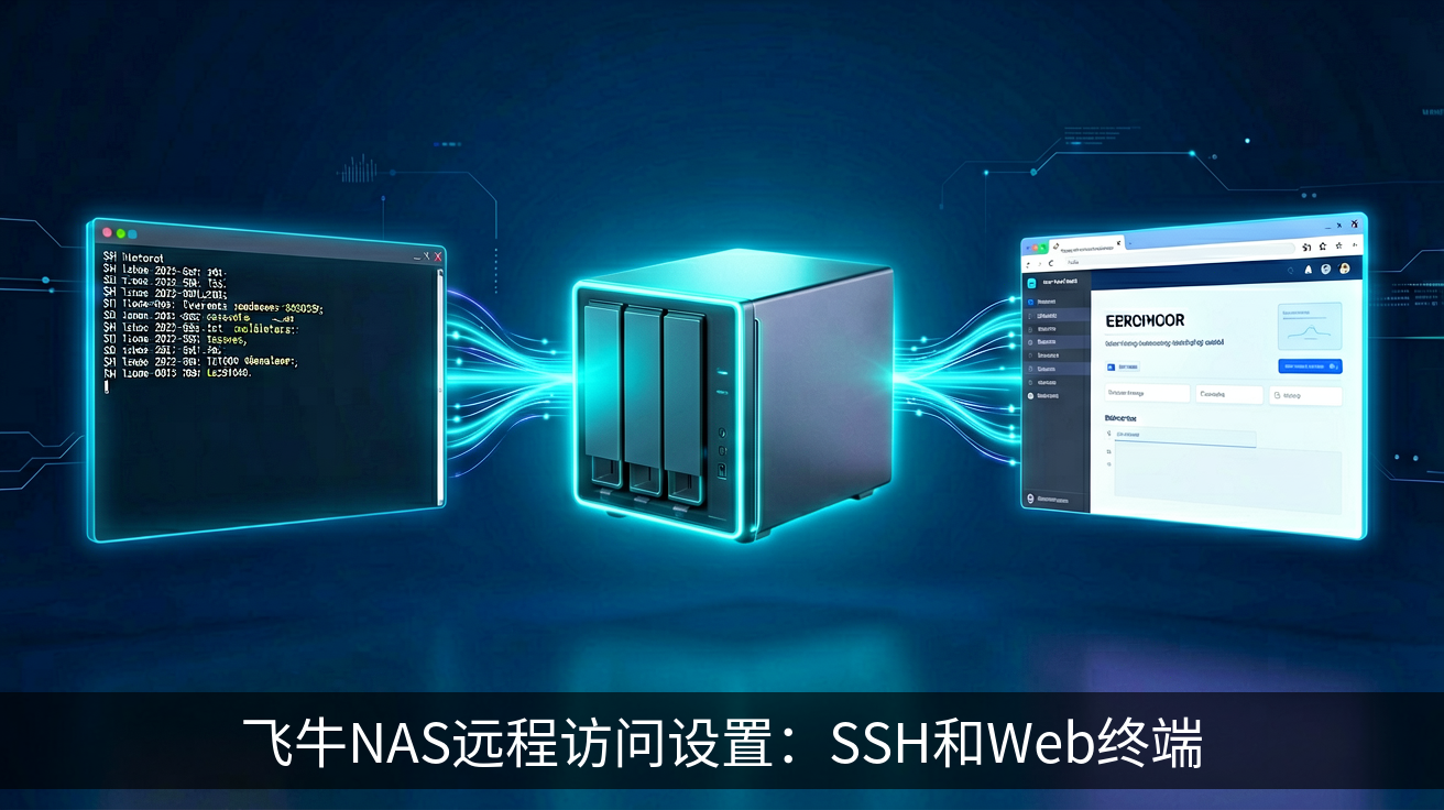 飞牛NAS远程访问设置：SSH和Web终端