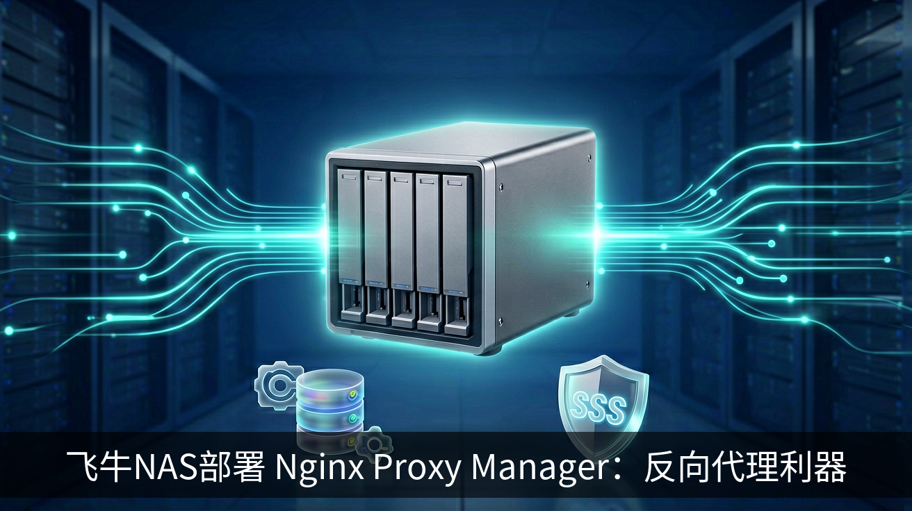 飞牛NAS部署 Nginx Proxy Manager：反向代理利器