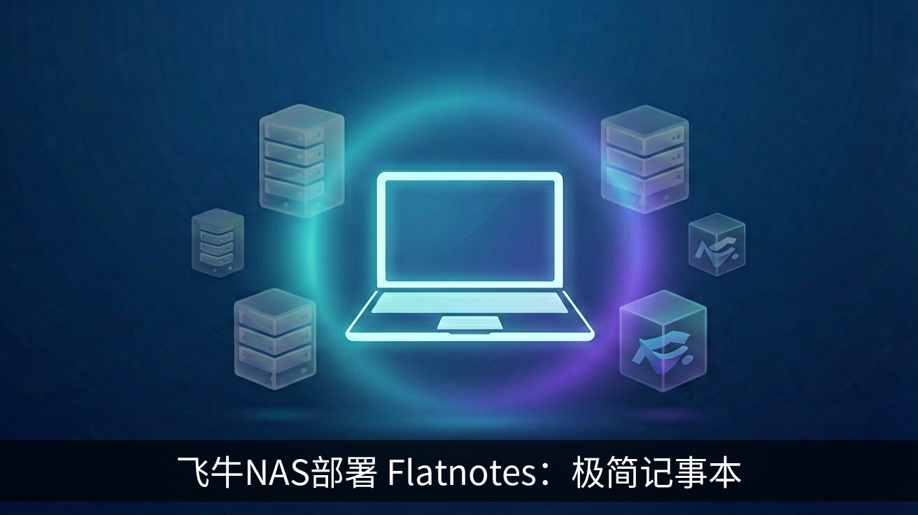 飞牛NAS部署 Flatnotes：极简记事本