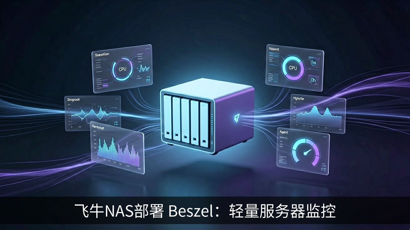 飞牛NAS部署 Beszel：轻量服务器监控