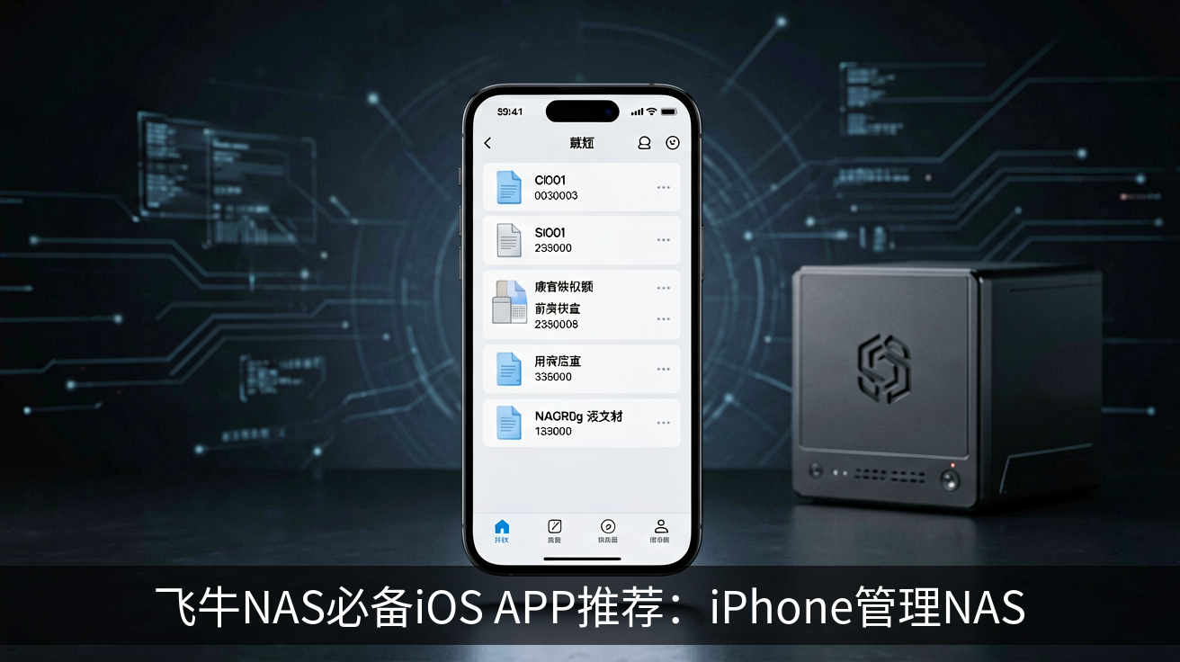 飞牛NAS必备iOS APP推荐：iPhone管理NAS