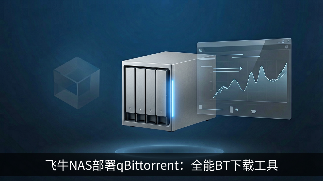 飞牛NAS部署qBittorrent：全能BT下载工具