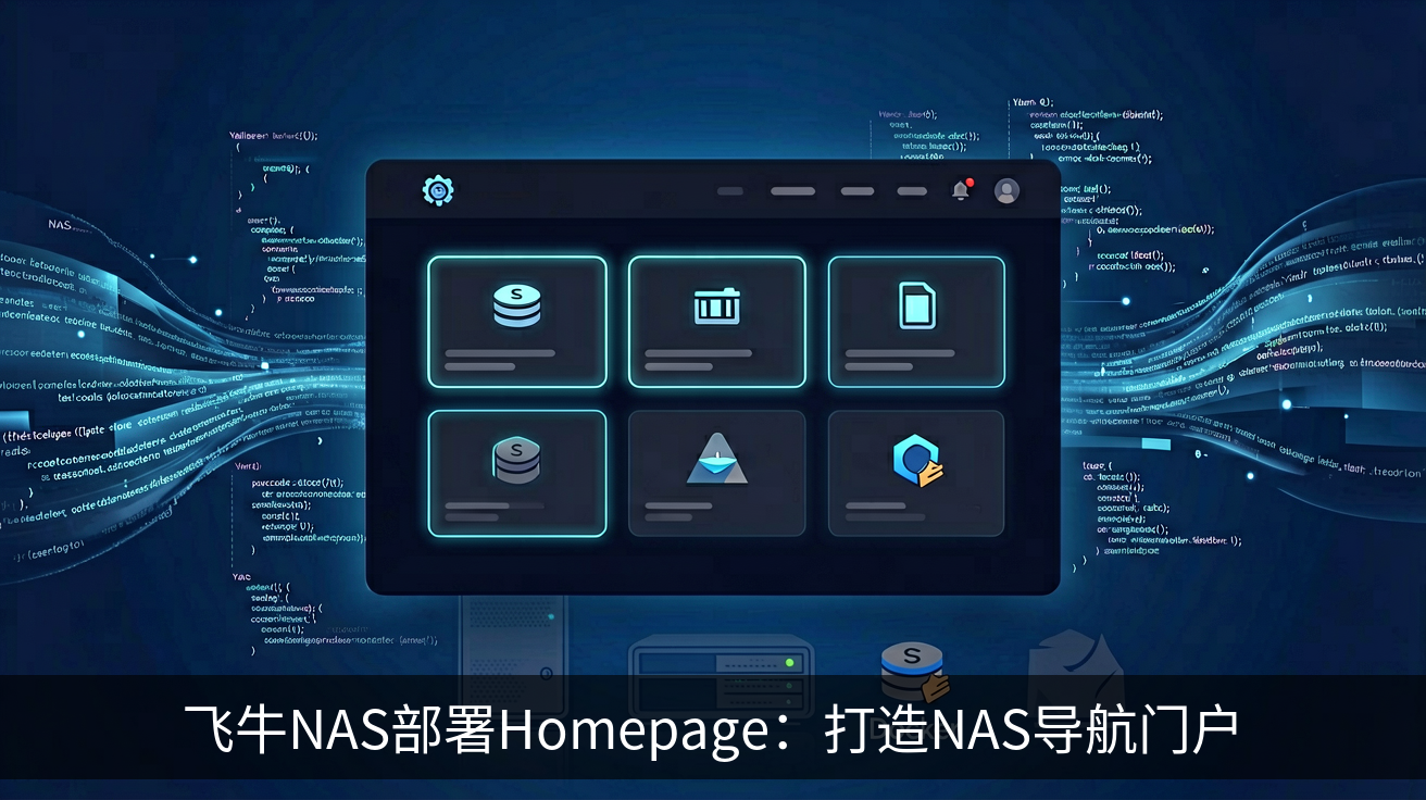 飞牛NAS部署Homepage：打造NAS导航门户