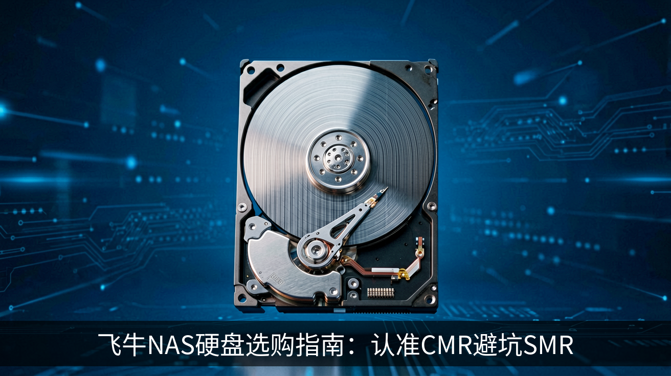 飞牛NAS硬盘选购指南：认准CMR避坑SMR