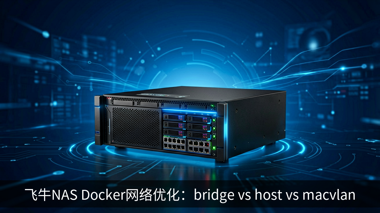 飞牛NAS Docker网络优化：bridge vs host vs macvlan