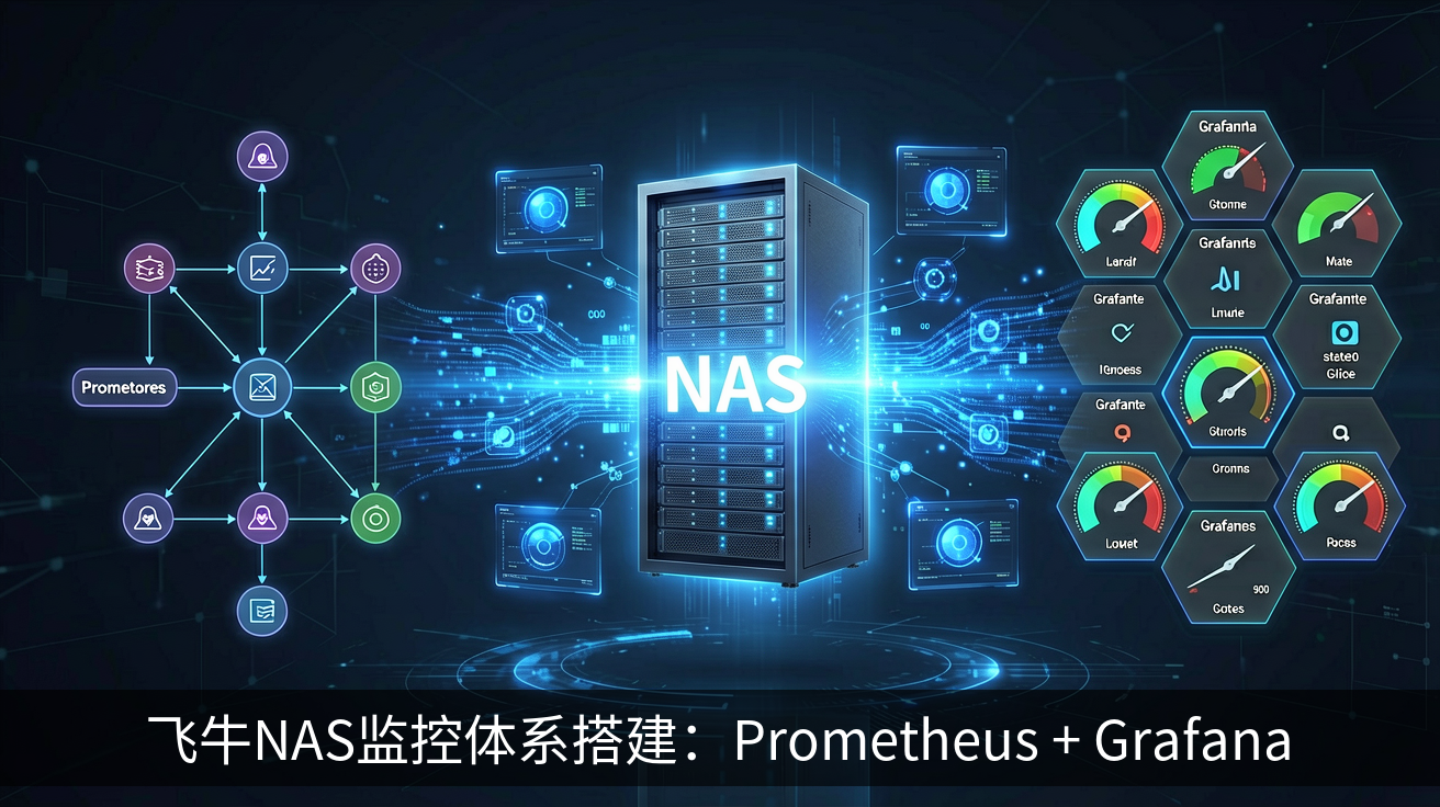 飞牛NAS监控体系搭建：Prometheus + Grafana