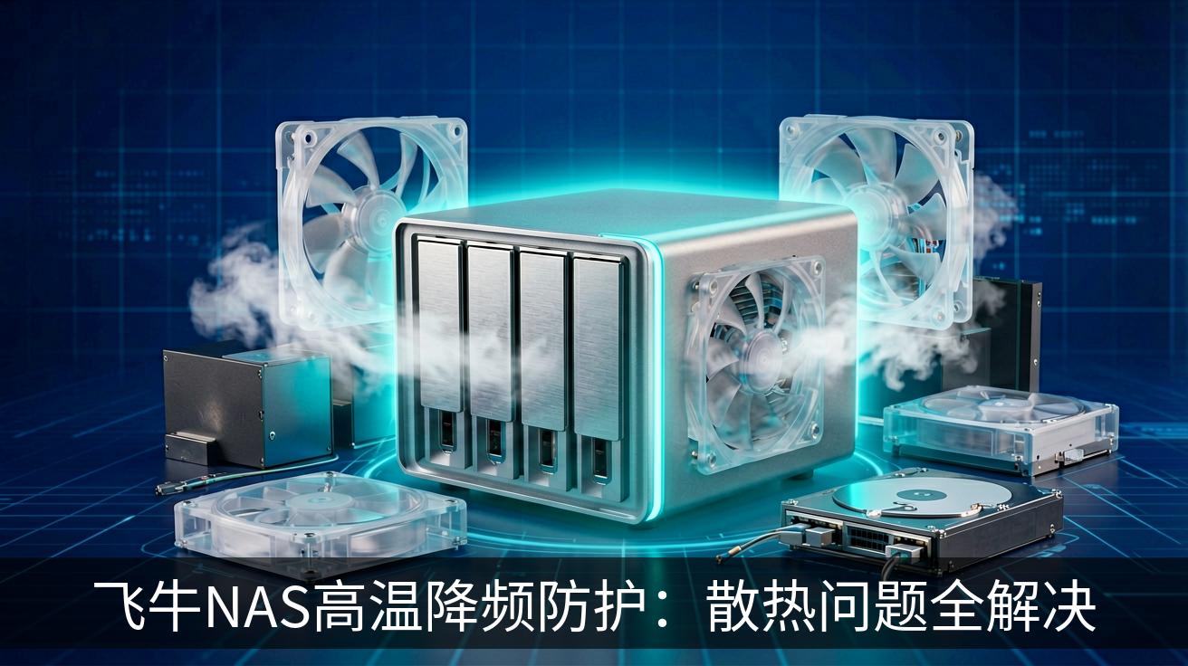 飞牛NAS高温降频防护：散热问题全解决