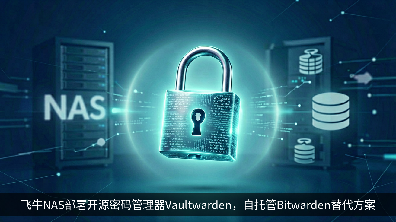 飞牛NAS部署开源密码管理器Vaultwarden，自托管Bitwarden替代方案