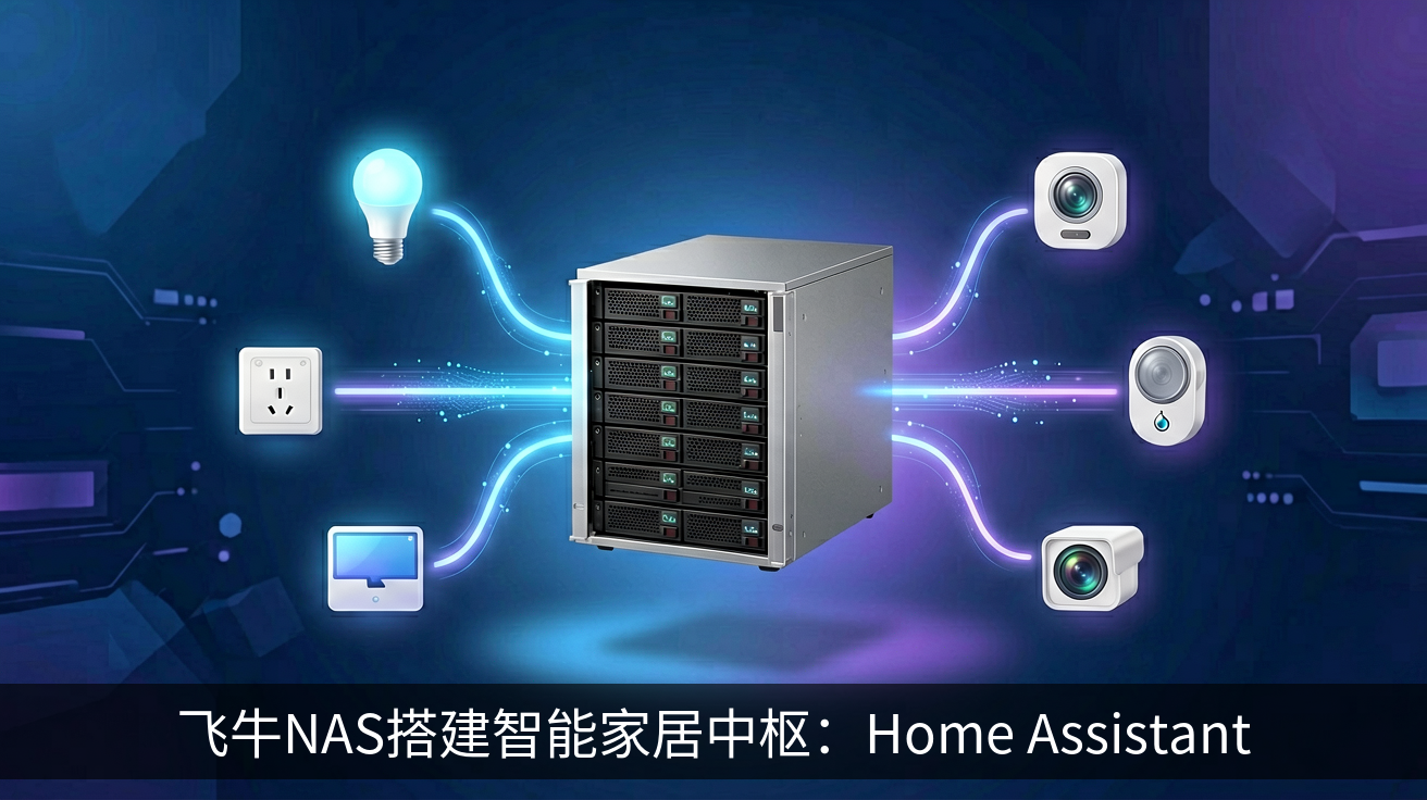 飞牛NAS搭建智能家居中枢：Home Assistant