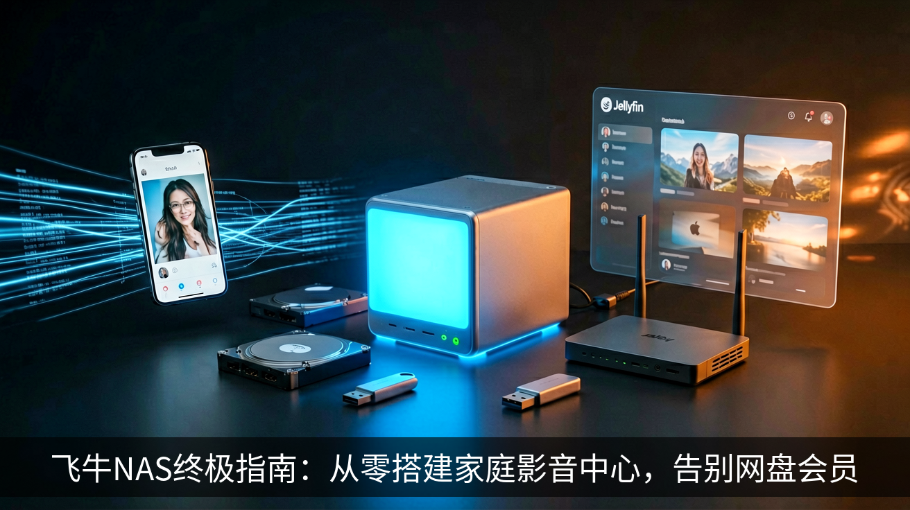 飞牛NAS终极指南：从零搭建家庭影音中心，告别网盘会员