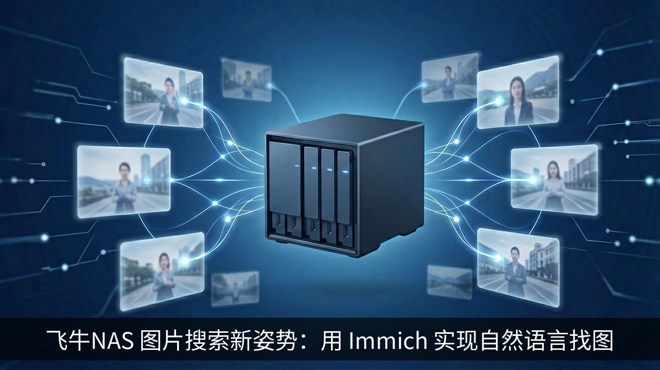 飞牛NAS 图片搜索新姿势：用 Immich 实现自然语言找图