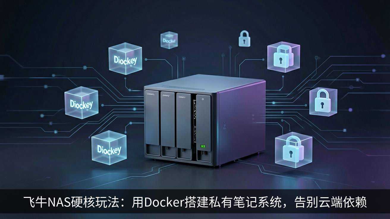 飞牛NAS硬核玩法：用Docker搭建私有笔记系统，告别云端依赖