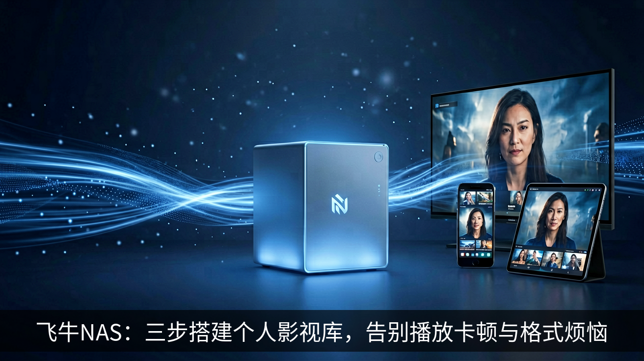 飞牛NAS：三步搭建个人影视库，告别播放卡顿与格式烦恼