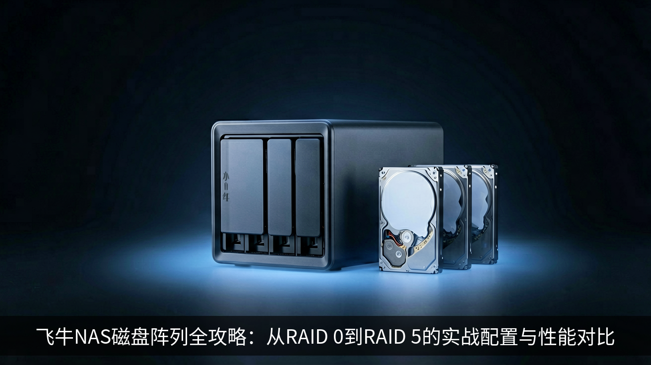 飞牛NAS磁盘阵列全攻略：从RAID 0到RAID 5的实战配置与性能对比