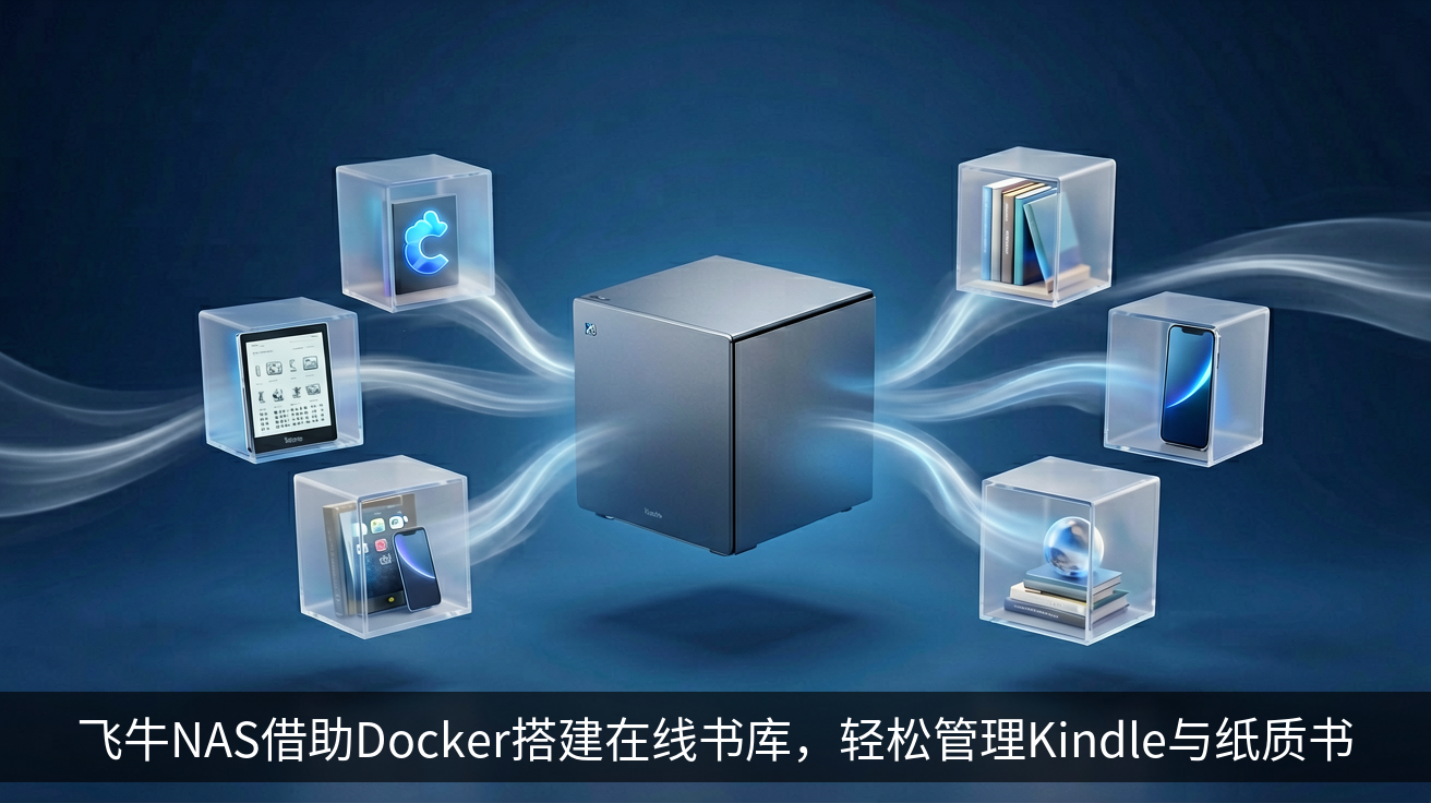 飞牛NAS借助Docker搭建在线书库，轻松管理Kindle与纸质书