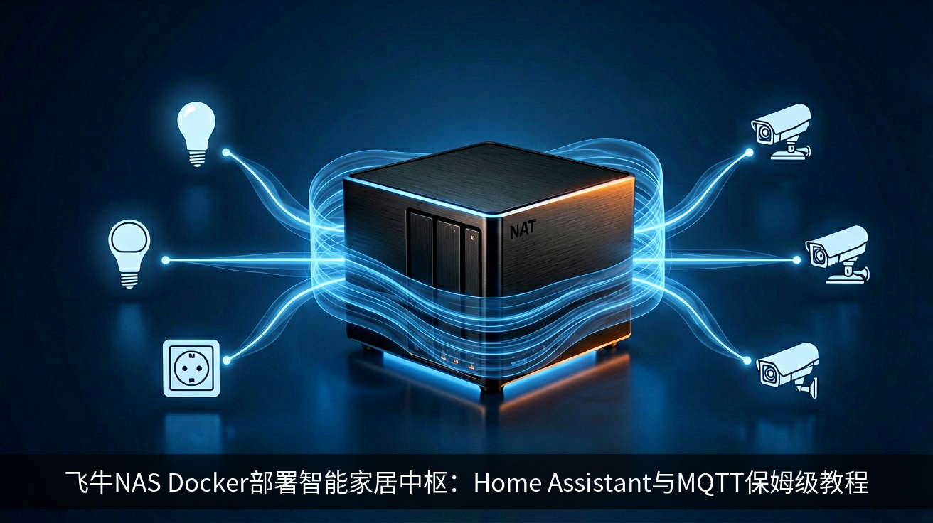 飞牛NAS Docker部署智能家居中枢：Home Assistant与MQTT保姆级教程