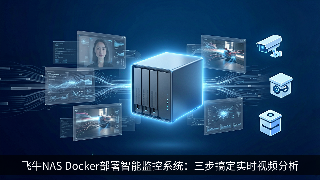 飞牛NAS Docker部署智能监控系统：三步搞定实时视频分析