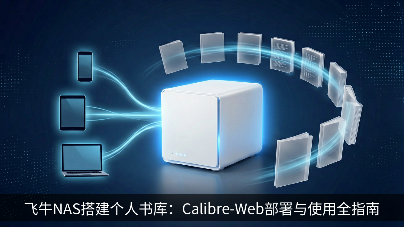 飞牛NAS搭建个人书库：Calibre-Web部署与使用全指南
