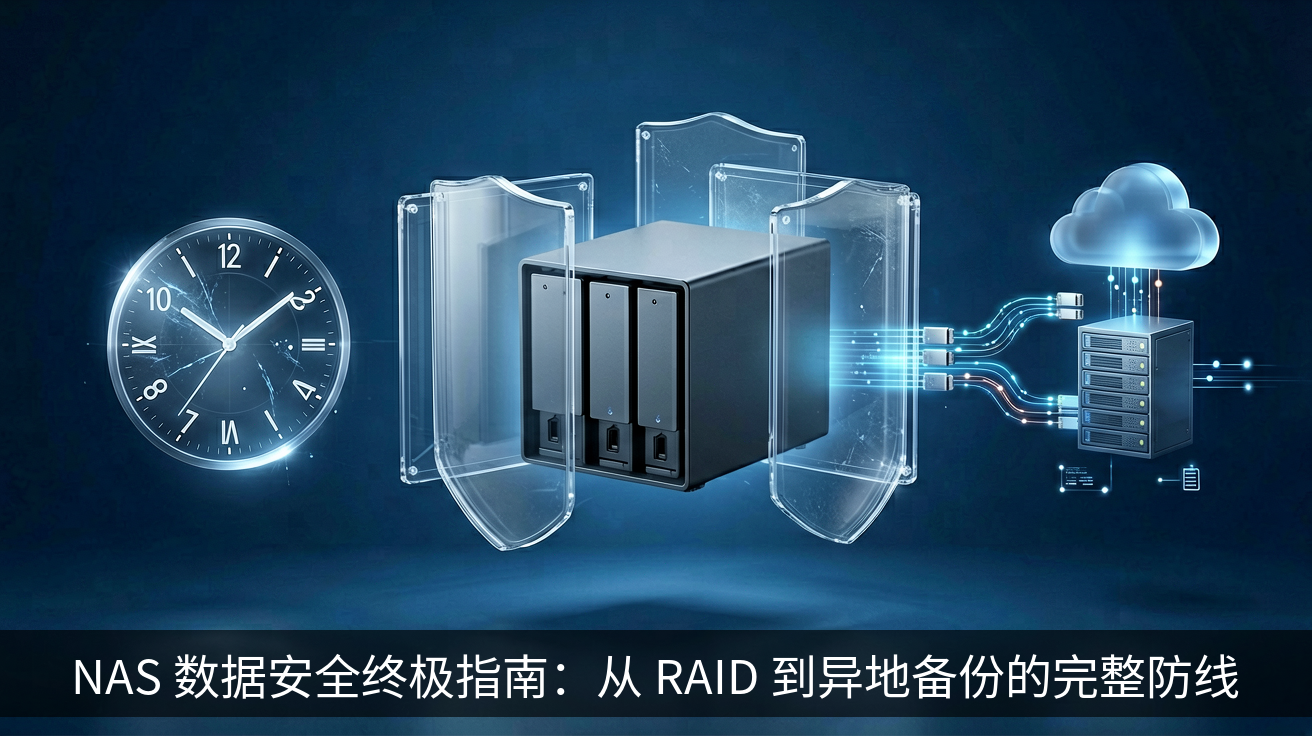 NAS 数据安全终极指南：从 RAID 到异地备份的完整防线