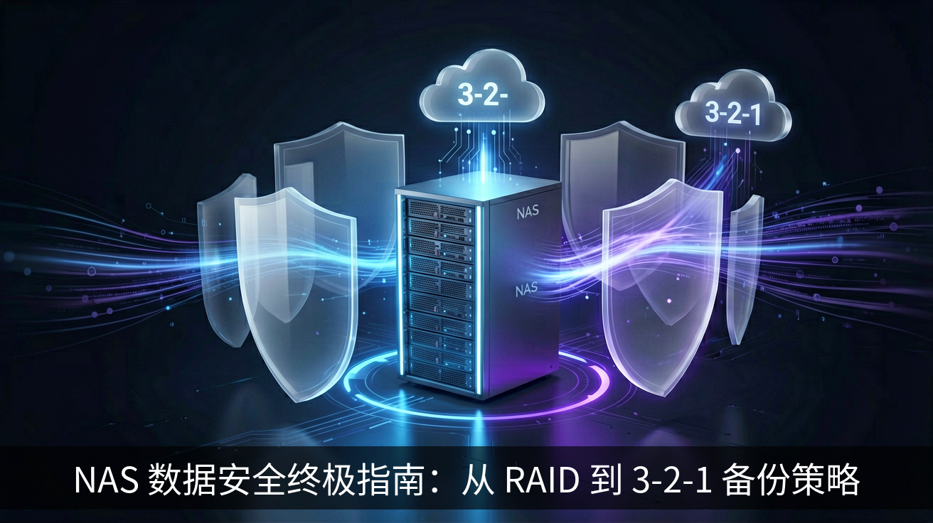 NAS 数据安全终极指南：从 RAID 到 3-2-1 备份策略