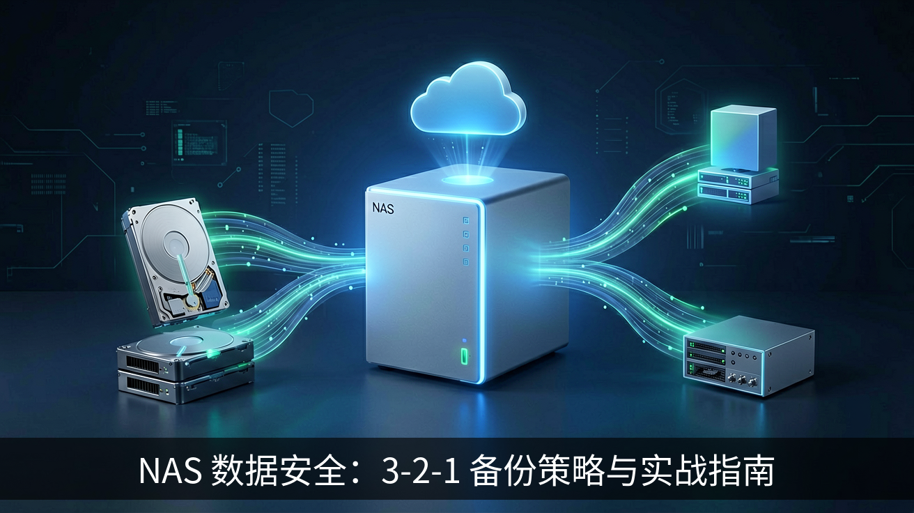 NAS 数据安全：3-2-1 备份策略与实战指南