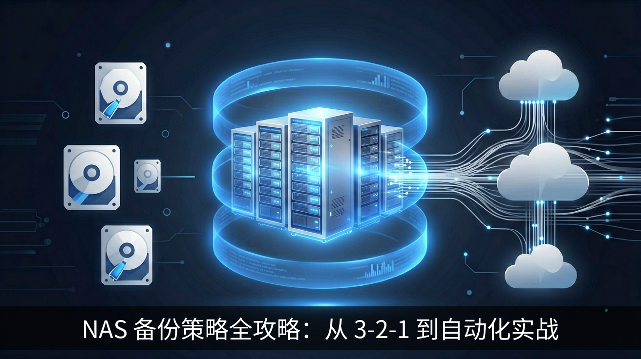 NAS 备份策略全攻略：从 3-2-1 到自动化实战