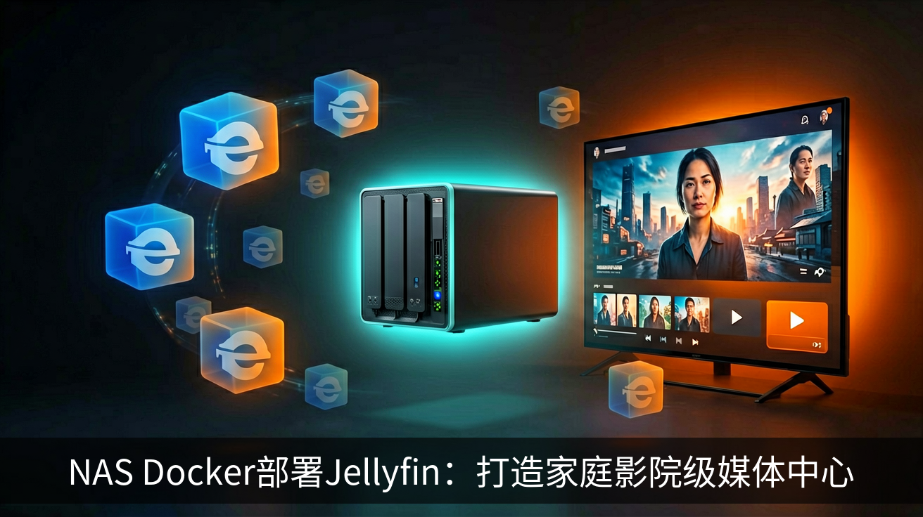 NAS Docker部署Jellyfin：打造家庭影院级媒体中心