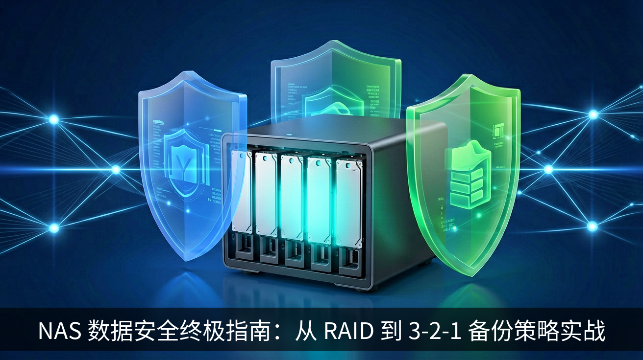 NAS 数据安全终极指南：从 RAID 到 3-2-1 备份策略实战