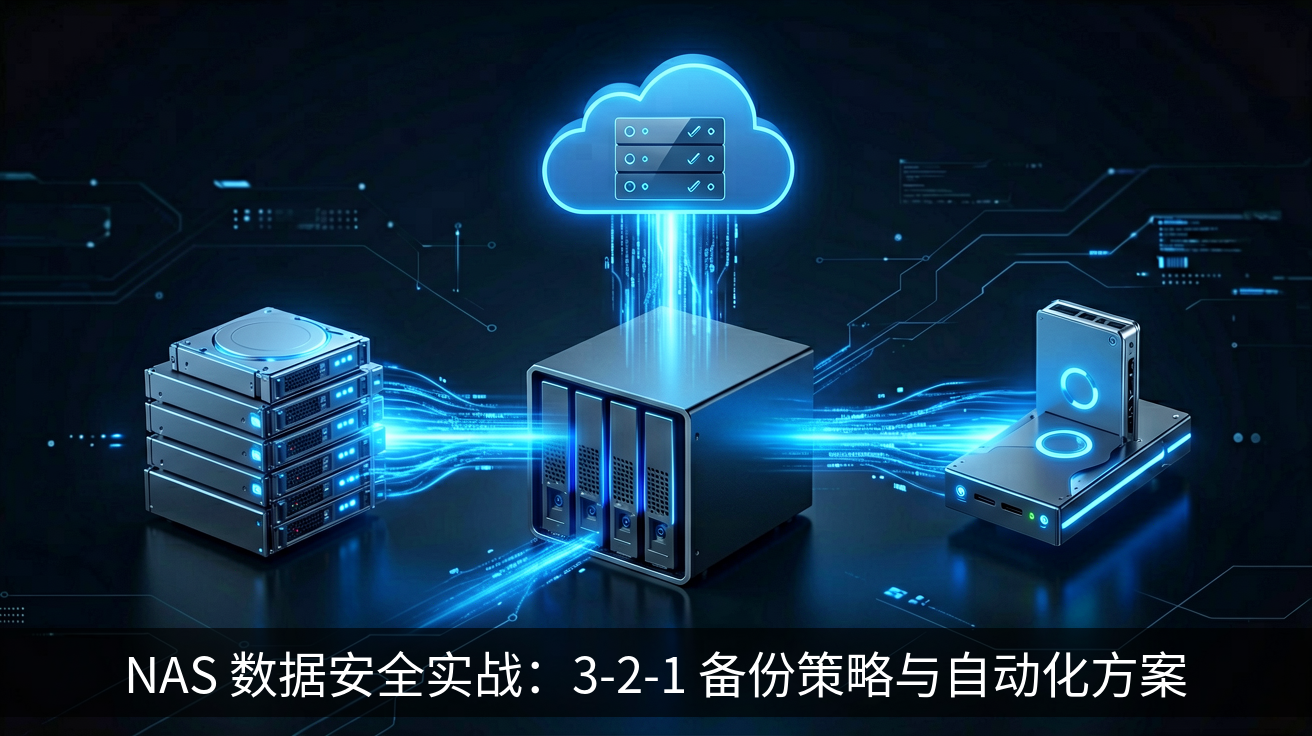 NAS 数据安全实战：3-2-1 备份策略与自动化方案