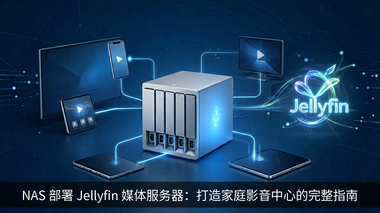 NAS 部署 Jellyfin 媒体服务器：打造家庭影音中心的完整指南