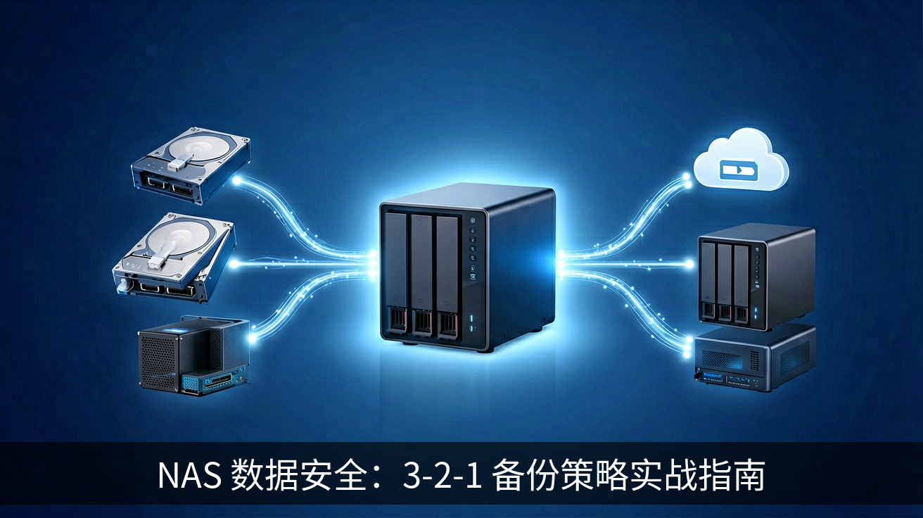 NAS 数据安全：3-2-1 备份策略实战指南