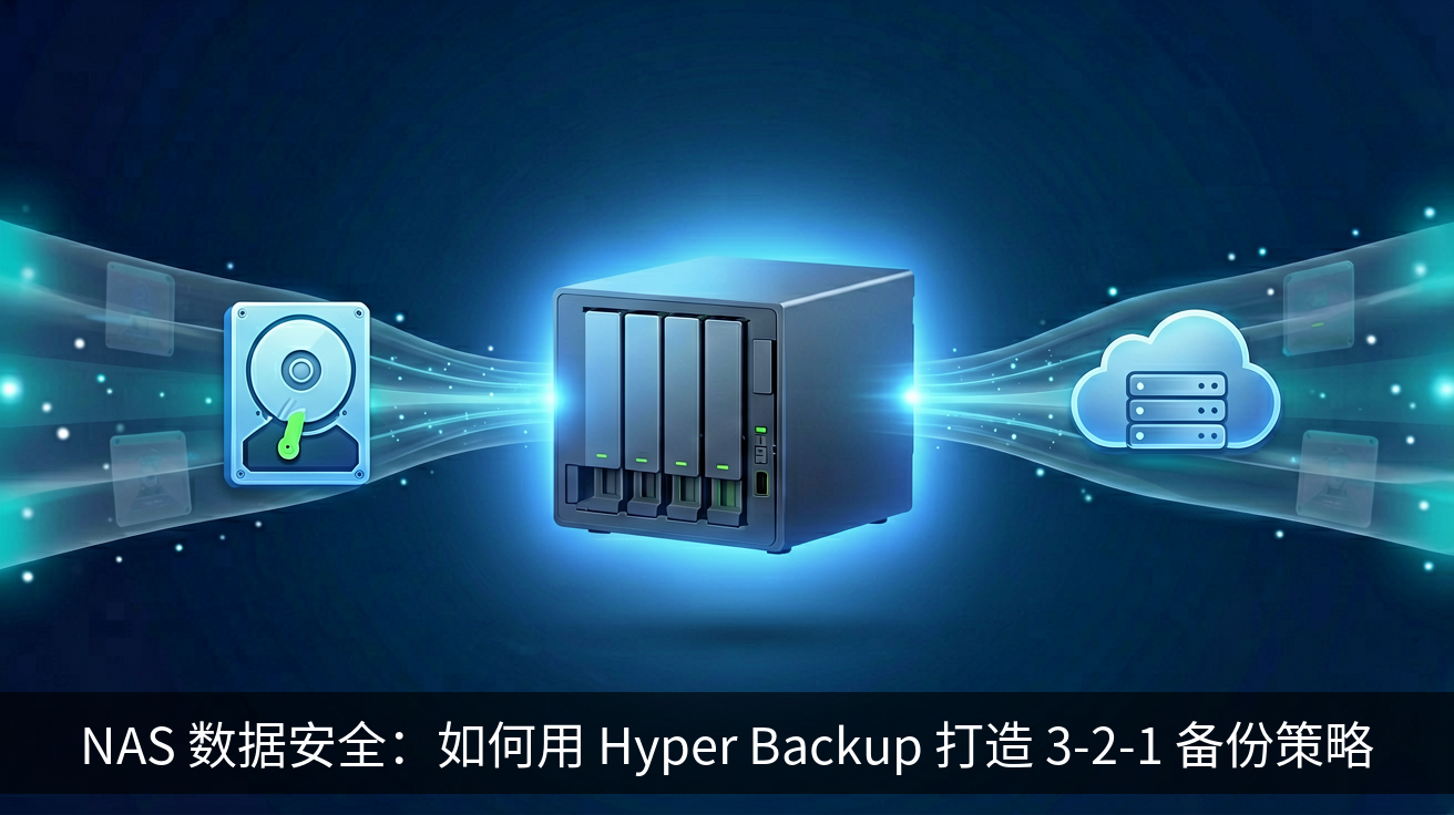 NAS 数据安全：如何用 Hyper Backup 打造 3-2-1 备份策略