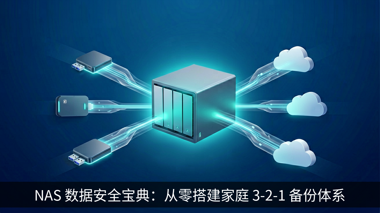 NAS 数据安全宝典：从零搭建家庭 3-2-1 备份体系