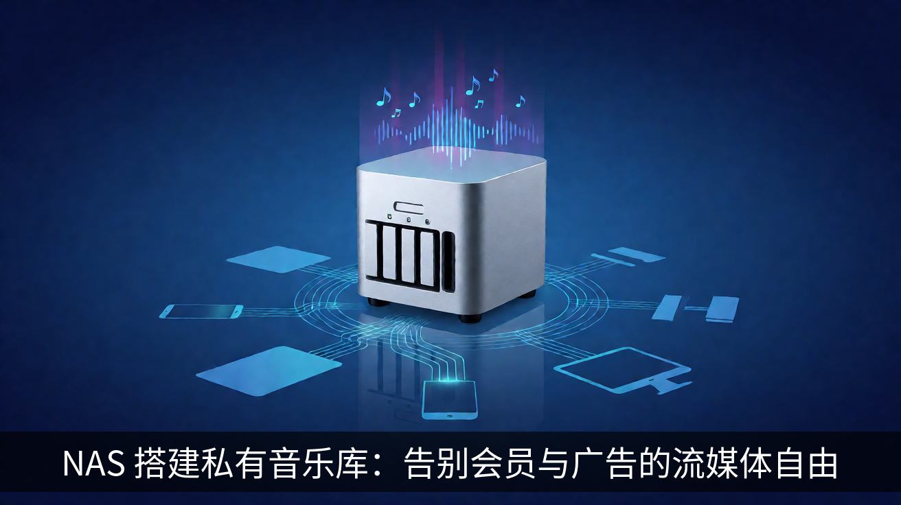 NAS 搭建私有音乐库：告别会员与广告的流媒体自由