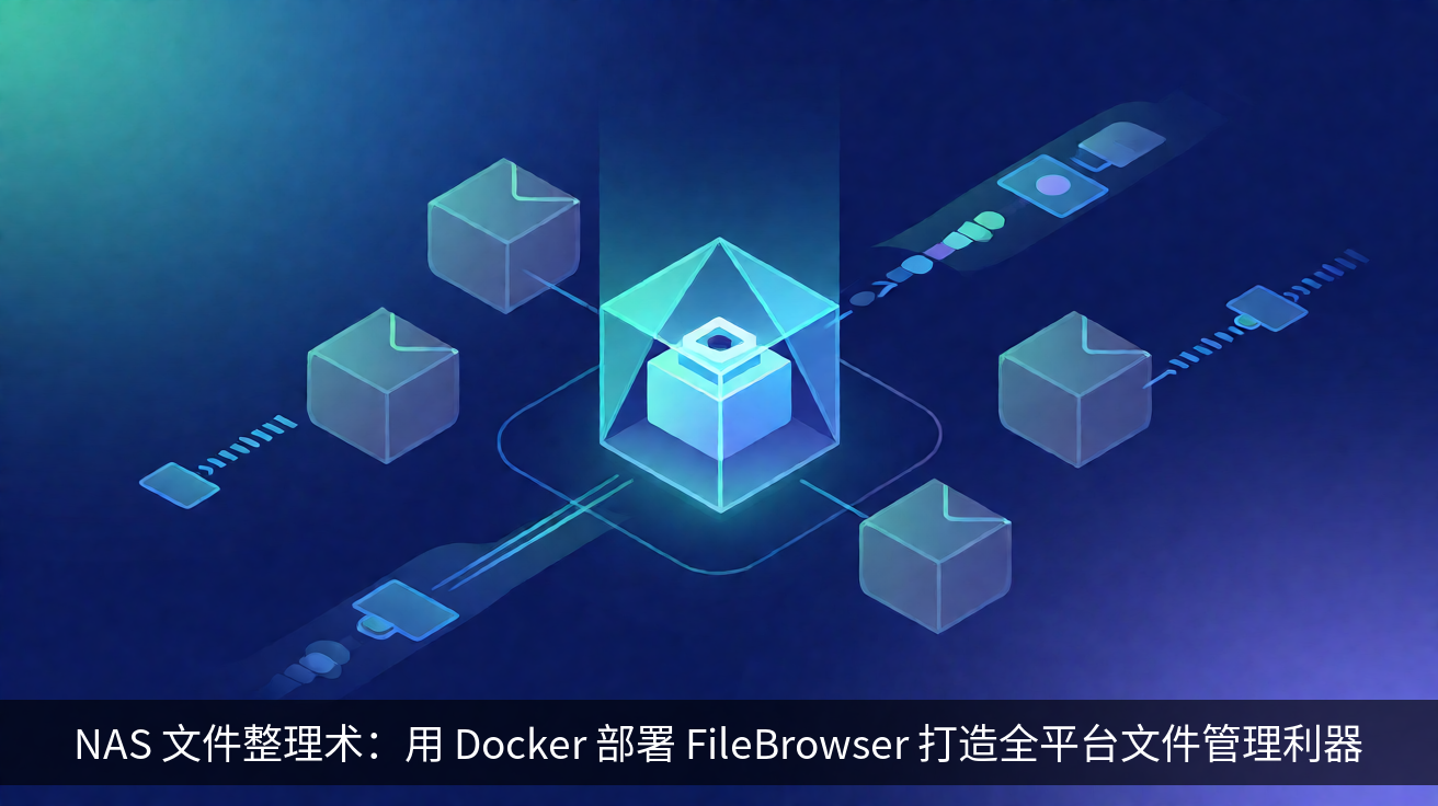 NAS 文件整理术：用 Docker 部署 FileBrowser 打造全平台文件管理利器