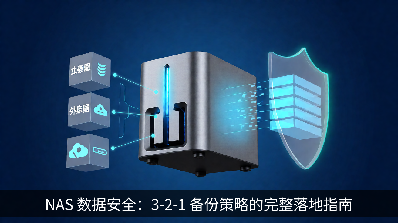 NAS 数据安全：3-2-1 备份策略的完整落地指南