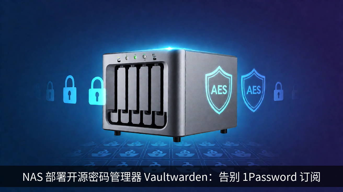 NAS 部署开源密码管理器 Vaultwarden：告别 1Password 订阅