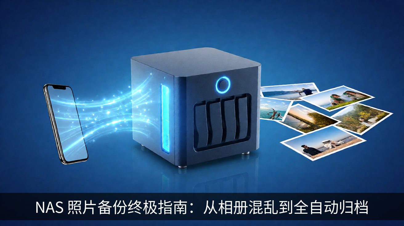 NAS 照片备份终极指南：从相册混乱到全自动归档