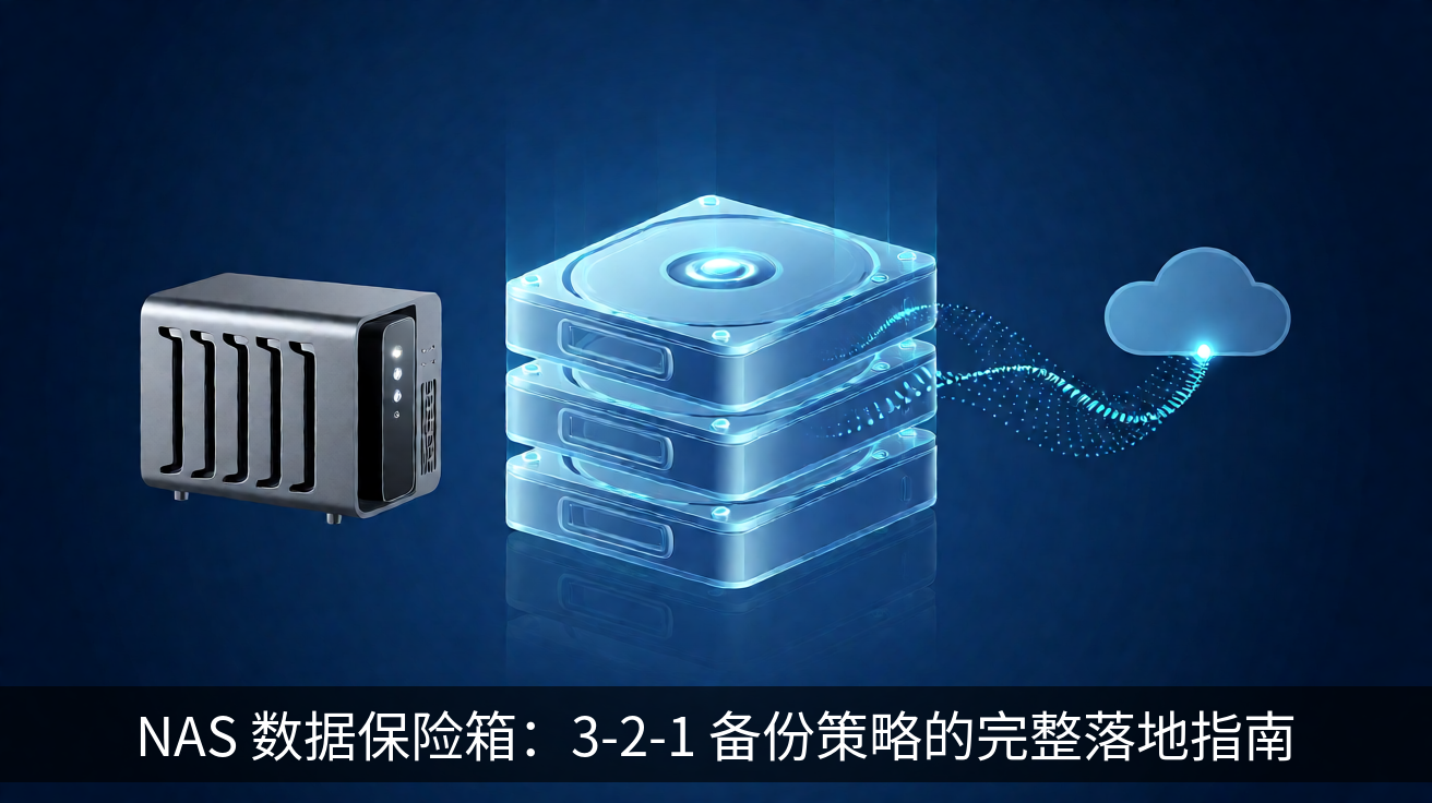 NAS 数据保险箱：3-2-1 备份策略的完整落地指南