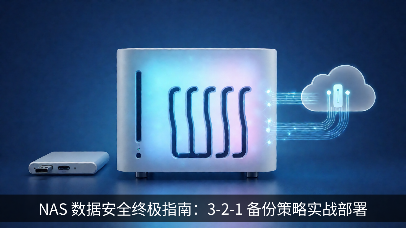 NAS 数据安全终极指南：3-2-1 备份策略实战部署